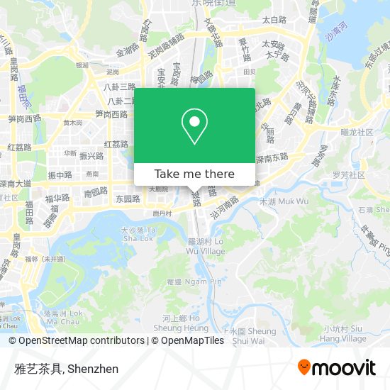 雅艺茶具 map