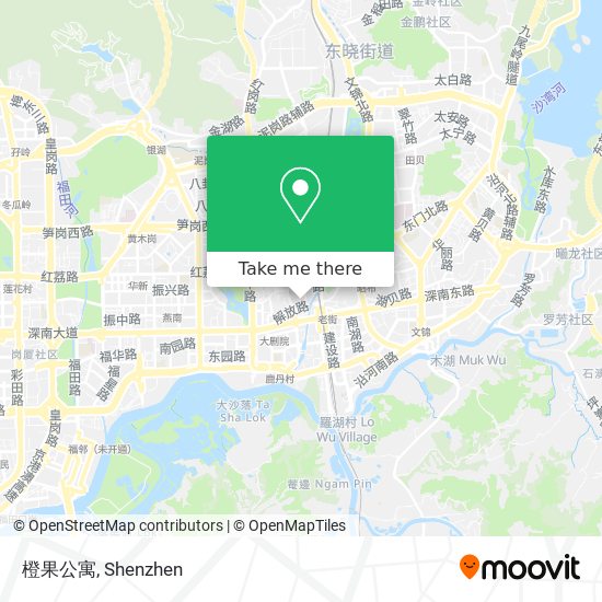 橙果公寓 map
