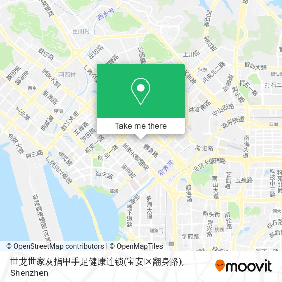 世龙世家灰指甲手足健康连锁(宝安区翻身路) map