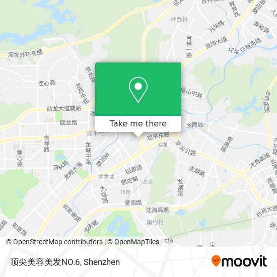 顶尖美容美发NO.6 map