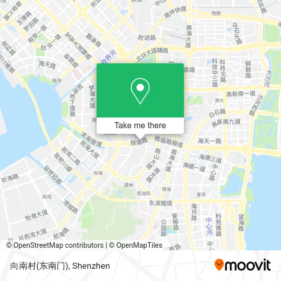 向南村(东南门) map