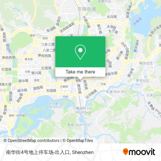 南华街4号地上停车场-出入口 map