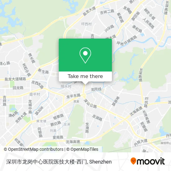 深圳市龙岗中心医院医技大楼-西门 map