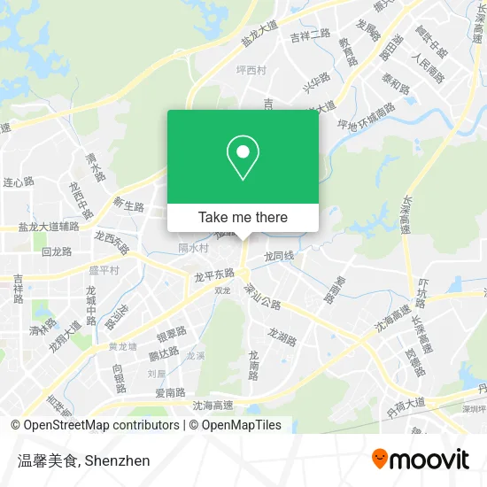 温馨美食 map