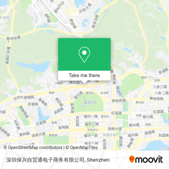 深圳保兴自贸通电子商务有限公司 map