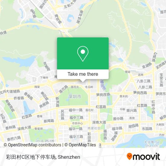 彩田村C区地下停车场 map