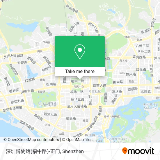 深圳博物馆(福中路)-正门 map