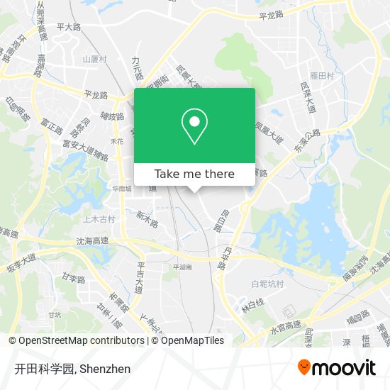 开田科学园 map