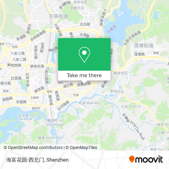 海富花园-西北门 map