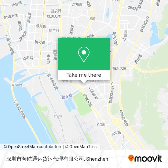 深圳市领航通运货运代理有限公司 map