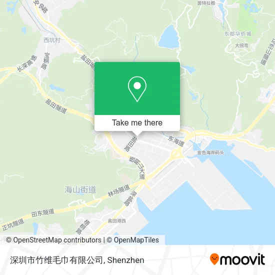 深圳市竹维毛巾有限公司 map