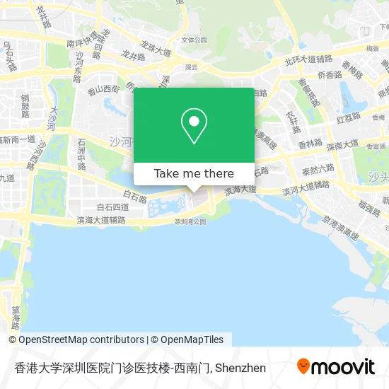 香港大学深圳医院门诊医技楼-西南门 map