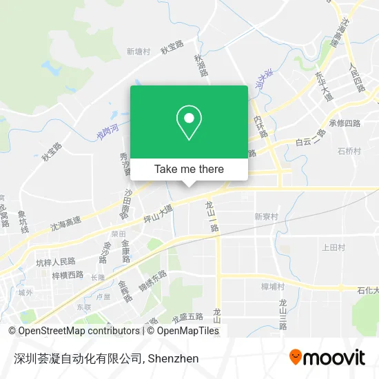 深圳荟凝自动化有限公司 map