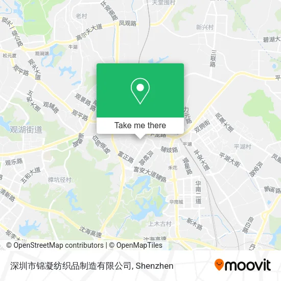 深圳市锦凝纺织品制造有限公司 map