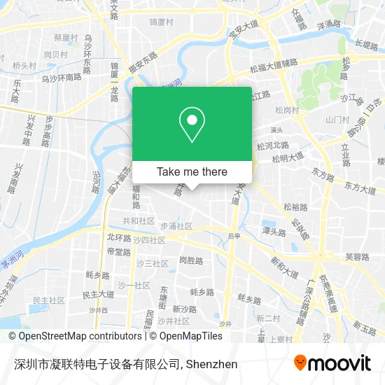 深圳市凝联特电子设备有限公司 map