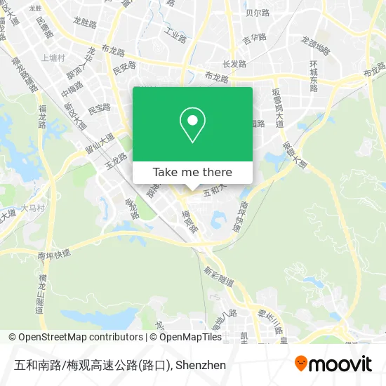 五和南路/梅观高速公路(路口) map