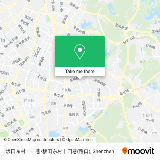 坂田东村十一巷/坂田东村十四巷(路口) map