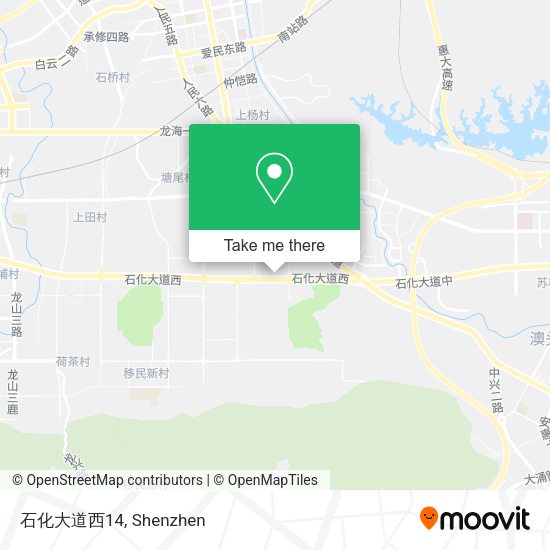 石化大道西14 map