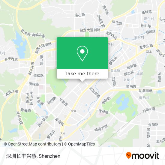 深圳长丰兴热 map