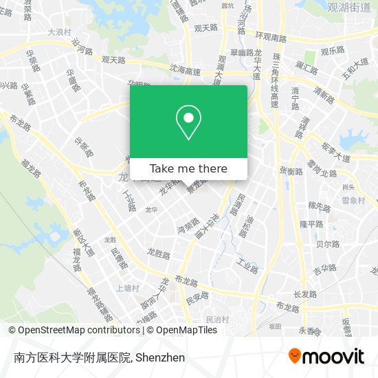 南方医科大学附属医院 map