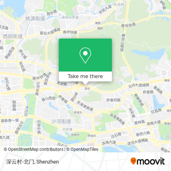 深云村-北门 map