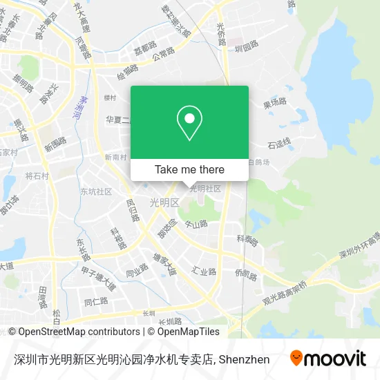 深圳市光明新区光明沁园净水机专卖店 map