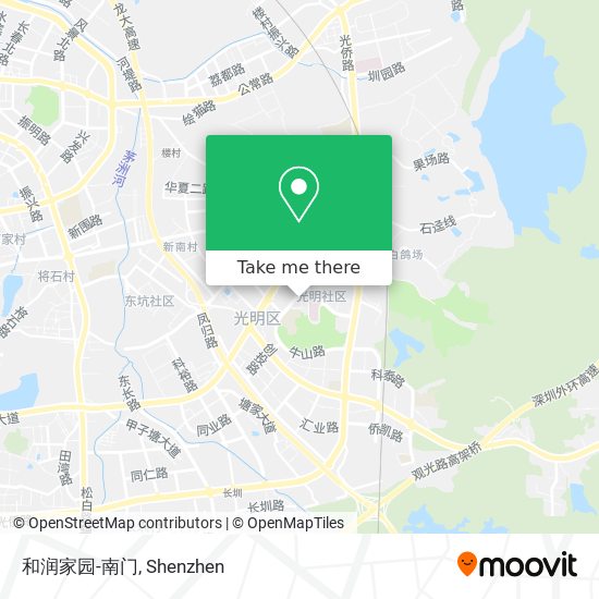 和润家园-南门 map