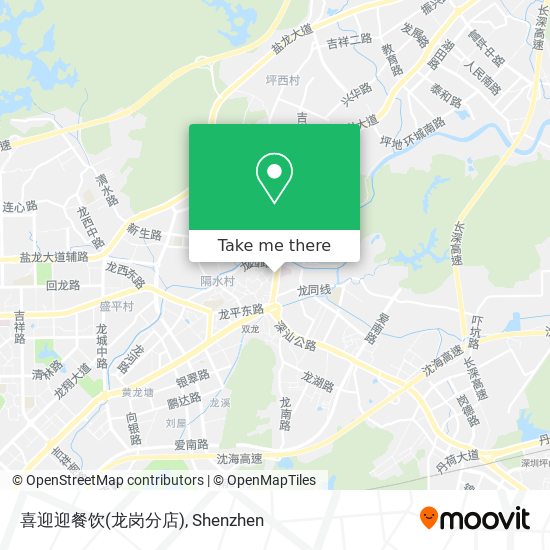 喜迎迎餐饮(龙岗分店) map