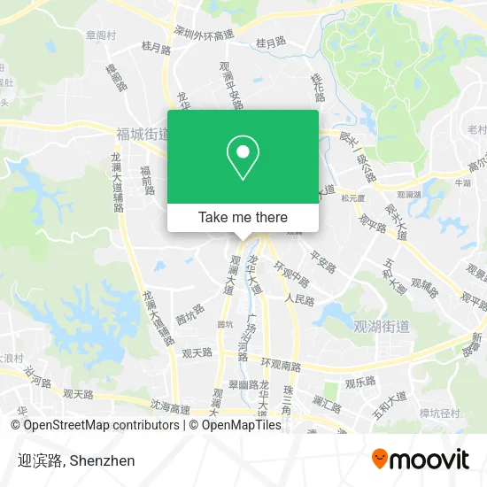 迎滨路 map