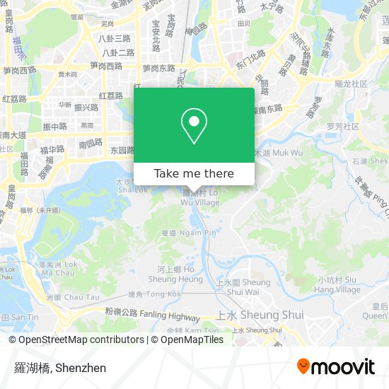 羅湖橋 map