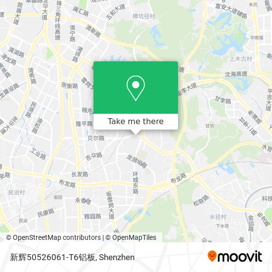 新辉50526061-T6铝板 map