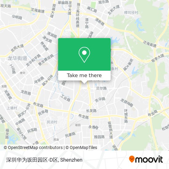 深圳华为坂田园区-D区 map