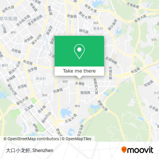 大口小龙虾 map