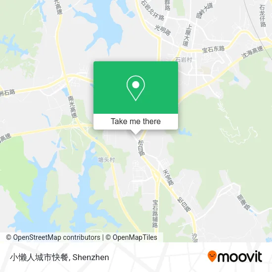 小懒人城市快餐 map