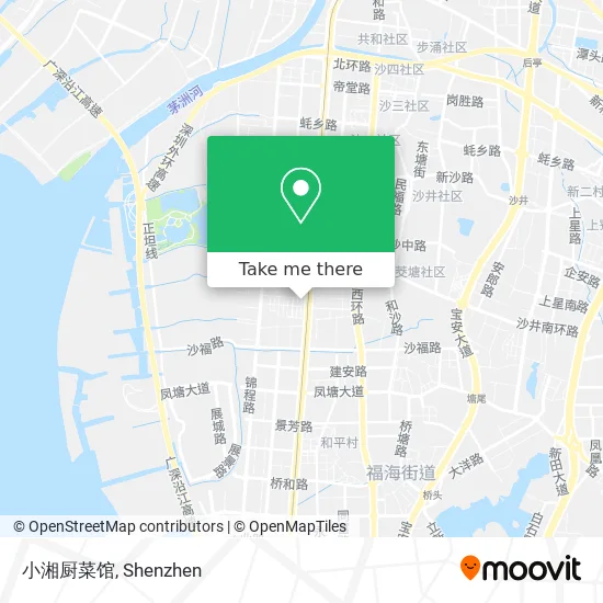 小湘厨菜馆 map