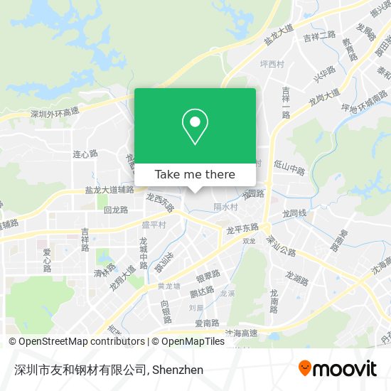 深圳市友和钢材有限公司 map