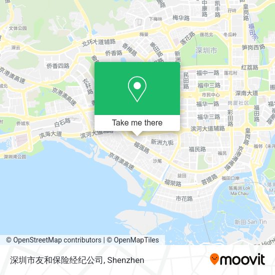 深圳市友和保险经纪公司 map