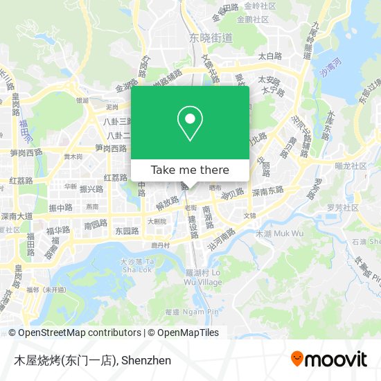 木屋烧烤(东门一店) map