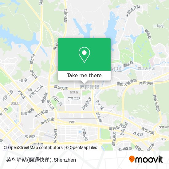菜鸟驿站(圆通快递) map