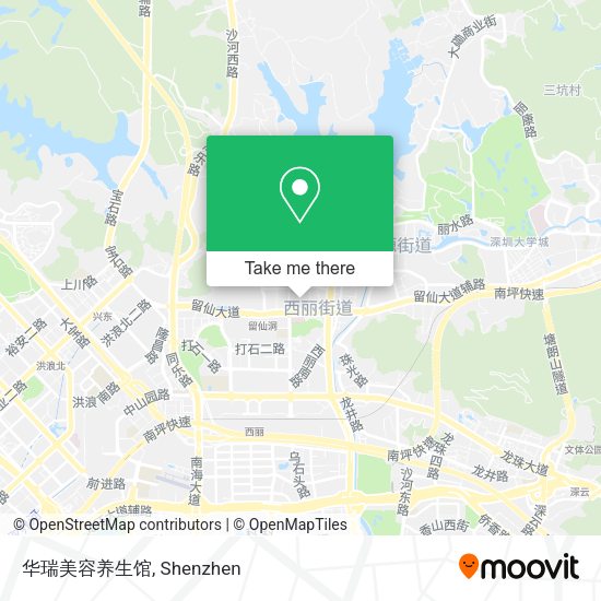 华瑞美容养生馆 map