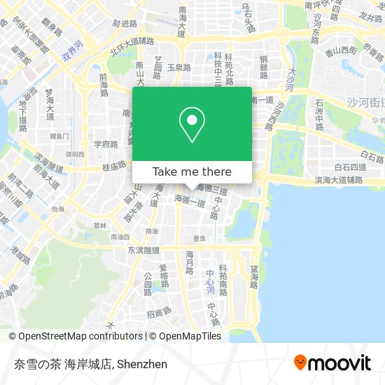 奈雪の茶 海岸城店 map