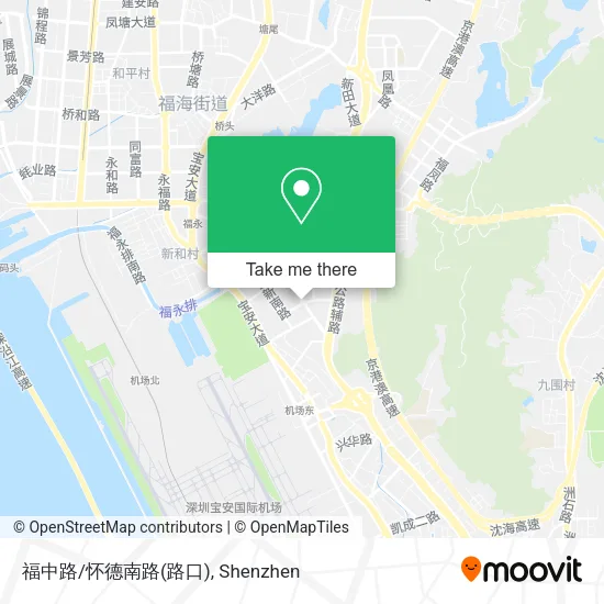 福中路/怀德南路(路口) map