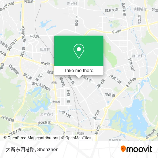 大新东四巷路 map