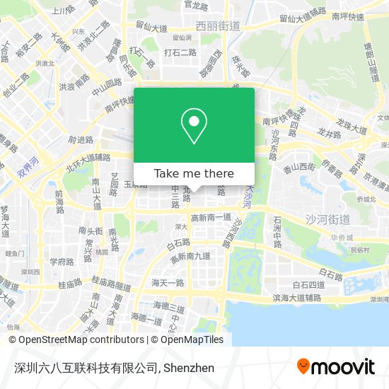 深圳六八互联科技有限公司 map