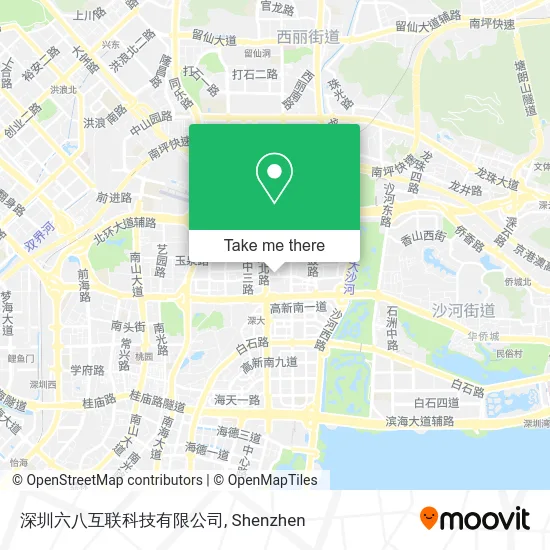 深圳六八互联科技有限公司 map