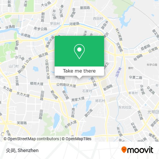 尖岗 map