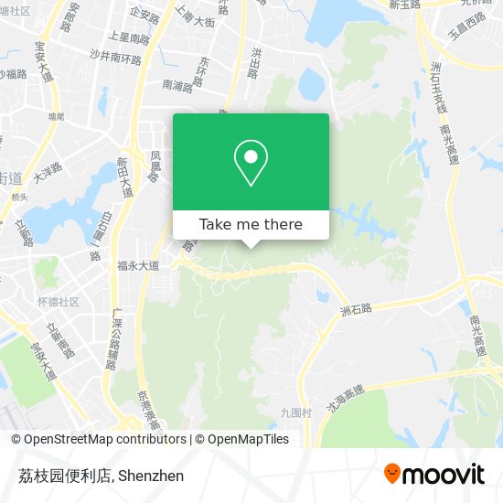 荔枝园便利店 map