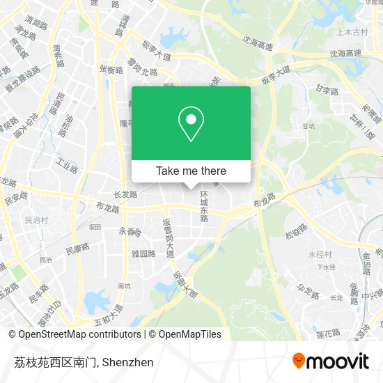 荔枝苑西区南门 map