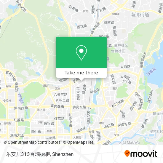 乐安居313百瑞橱柜 map