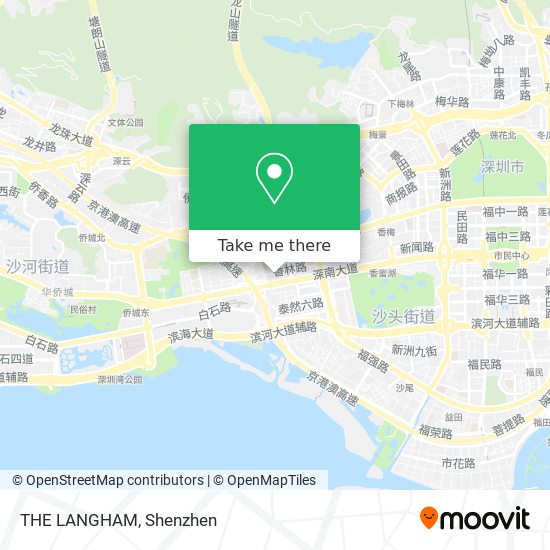 THE LANGHAM map